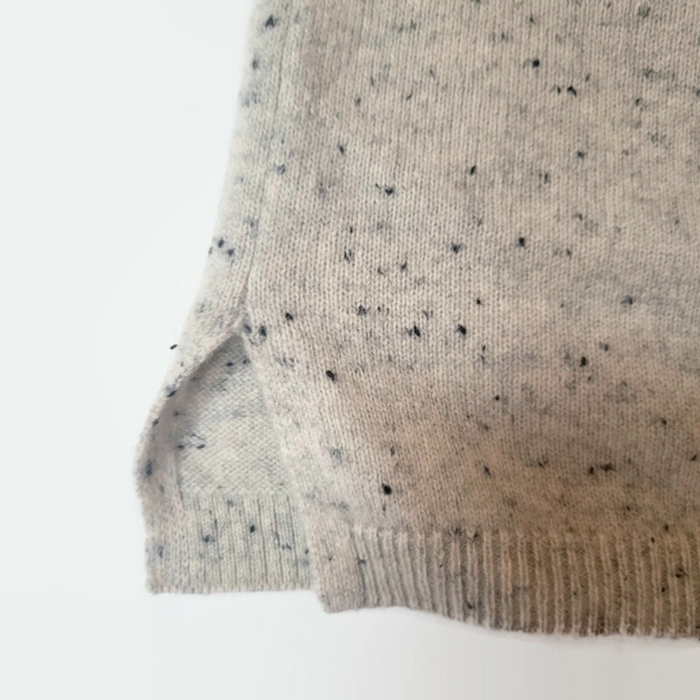 Talbots Cashmere Sabrina Gray Speckled Sweater - Picture 6 of 10